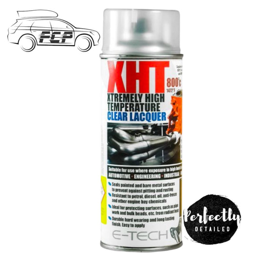 E-Tech XHT Xtremely High Temperature Paint CLEAR LACQUER 400ml