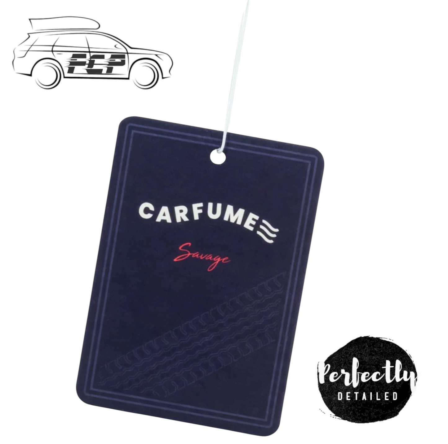 Carfume Car Air Freshener Hanging Card - Savage