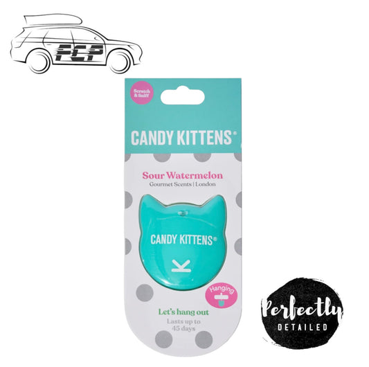 Candy Kittens 3D Hanging Car Air Freshener Sour Watermelon