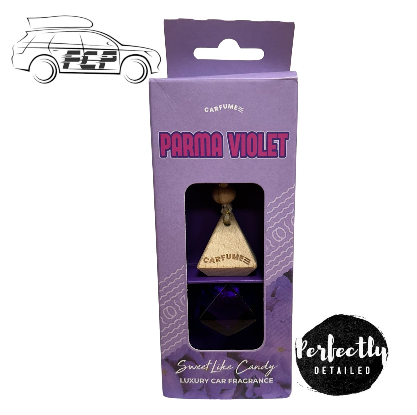 Carfume Car Air Freshener PARMA VIOLET Ltd Edition Diffuser