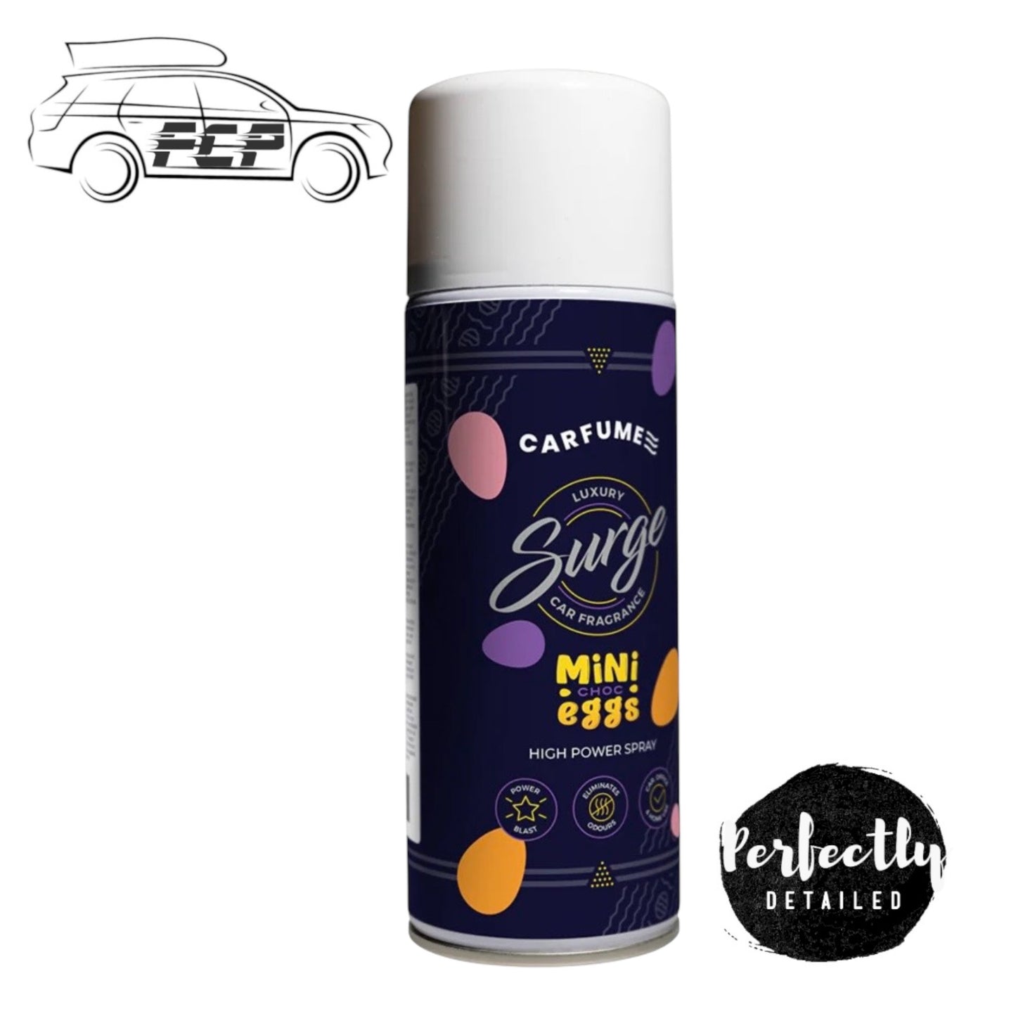 Carfume Surge Car Air freshener MINI CHOC EGGS Ltd Edition