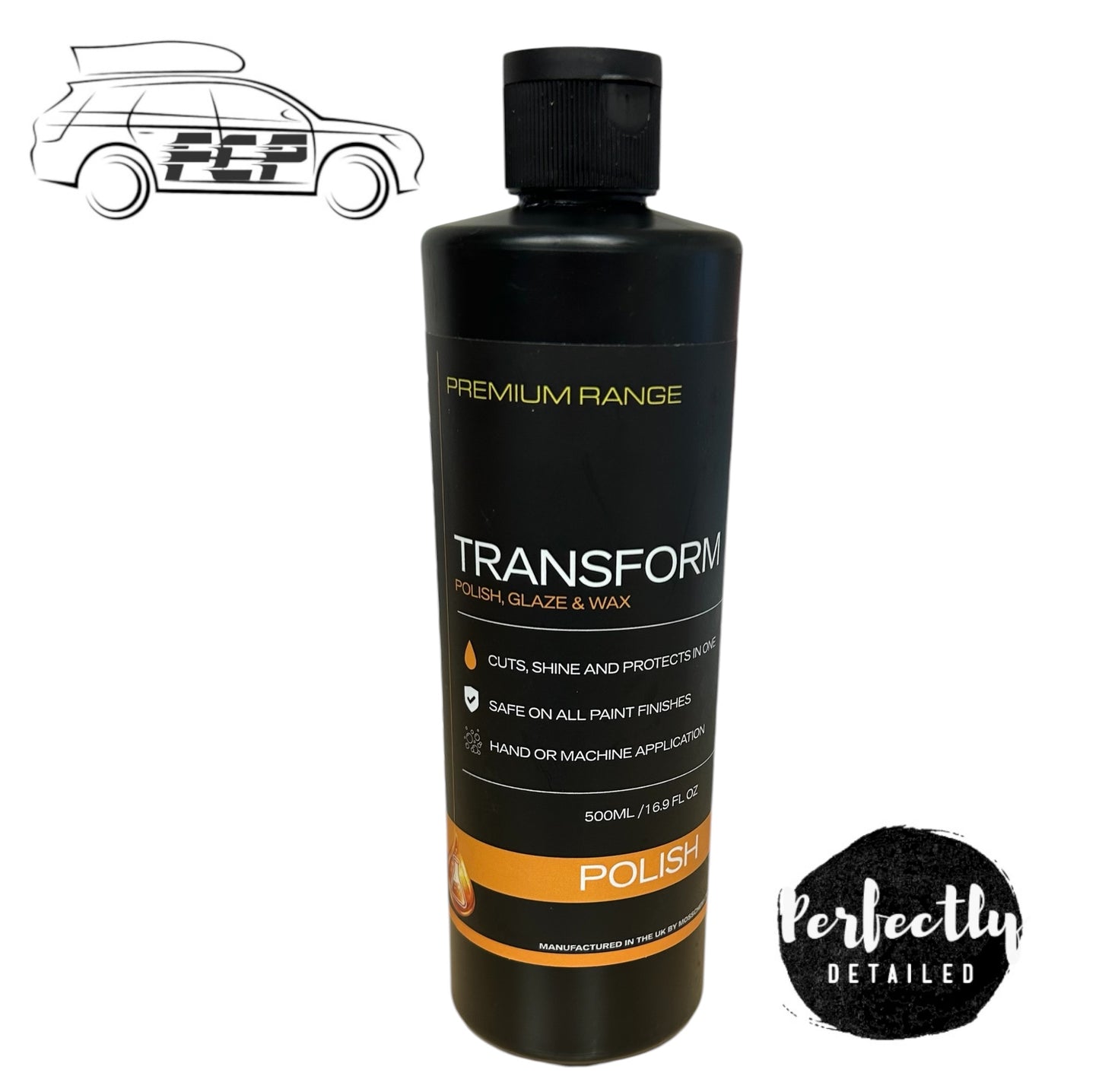 Mosschem Premium Transform Polish, Glaze & Wax 500ml