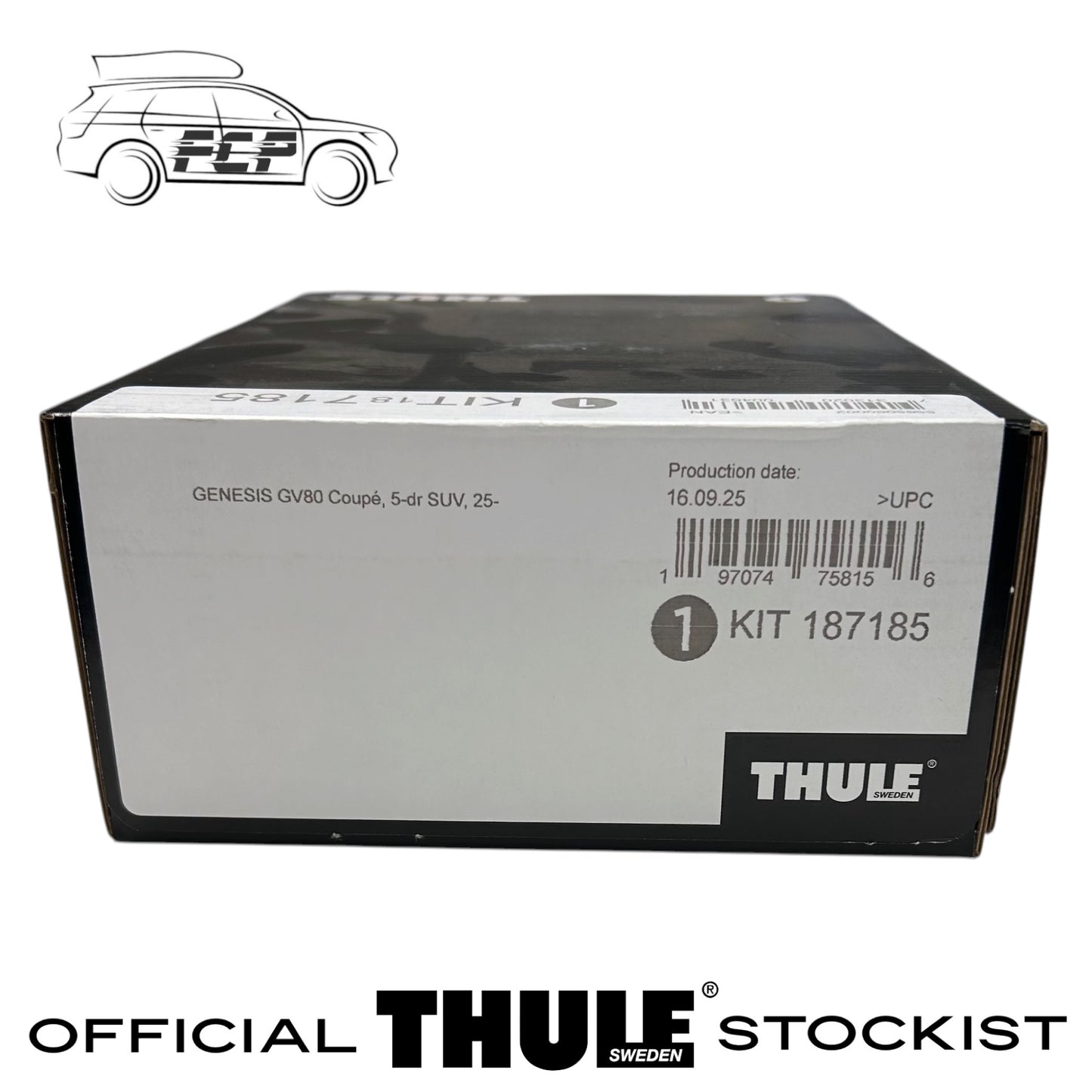 Thule Integrated Fixed Points Kit 187185 Fits Genesis GV80 Coupe 5-Dr SUV, 25 On