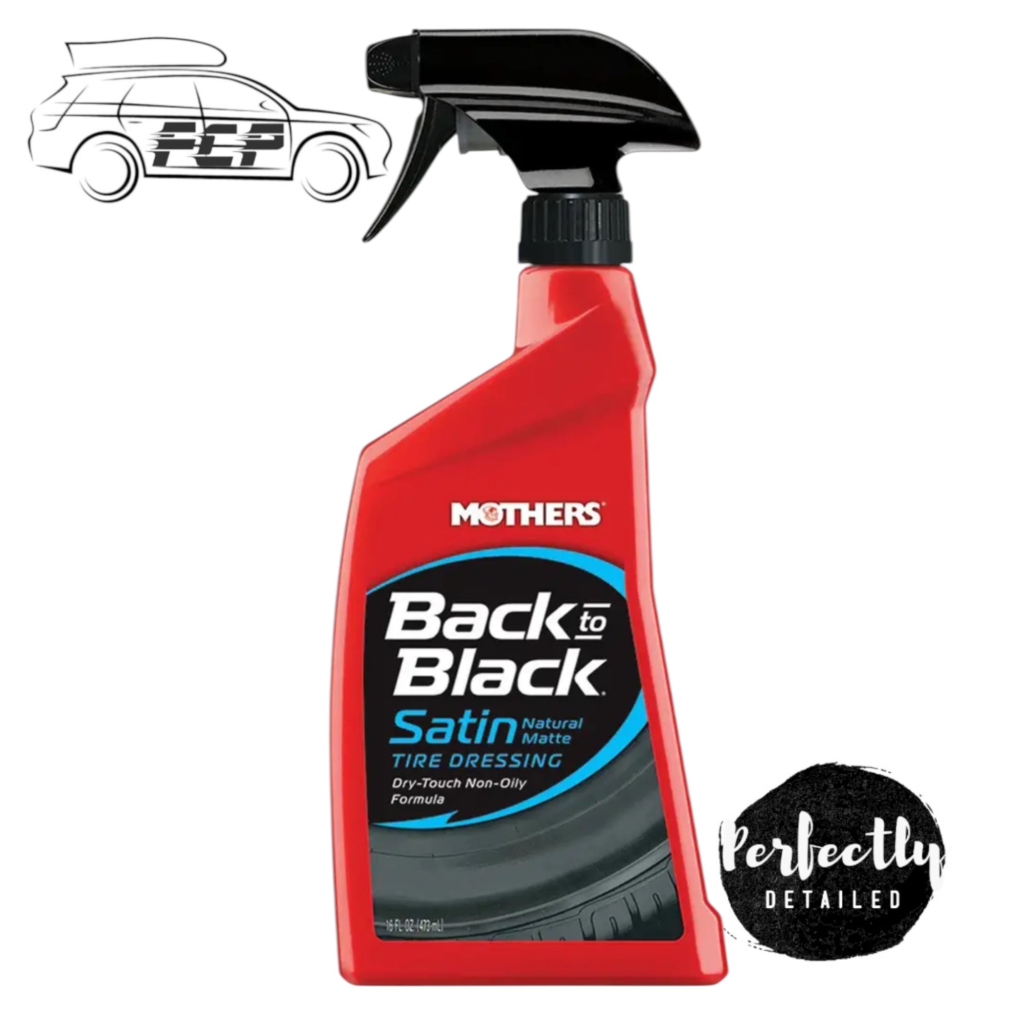 Mothers Back to Black Satin Tyre Dressing 473ml – FastCarPartsOnline