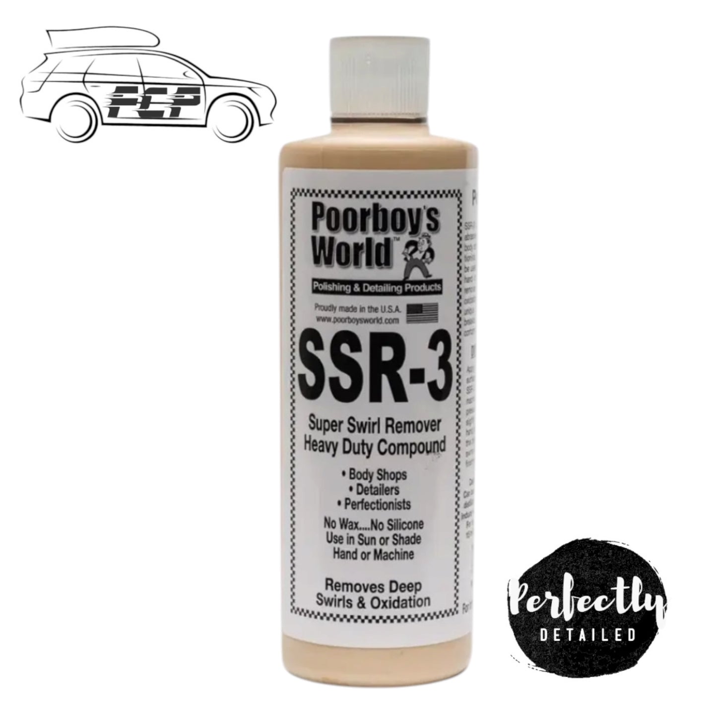 Poorboy's World SSR3 Super Swirl Remover 473ml