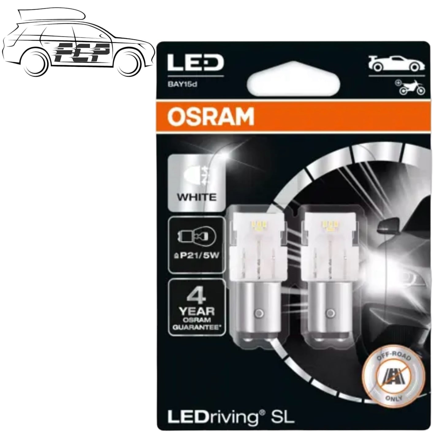 Osram LEDriving White 6000K P21/5W Non ECE