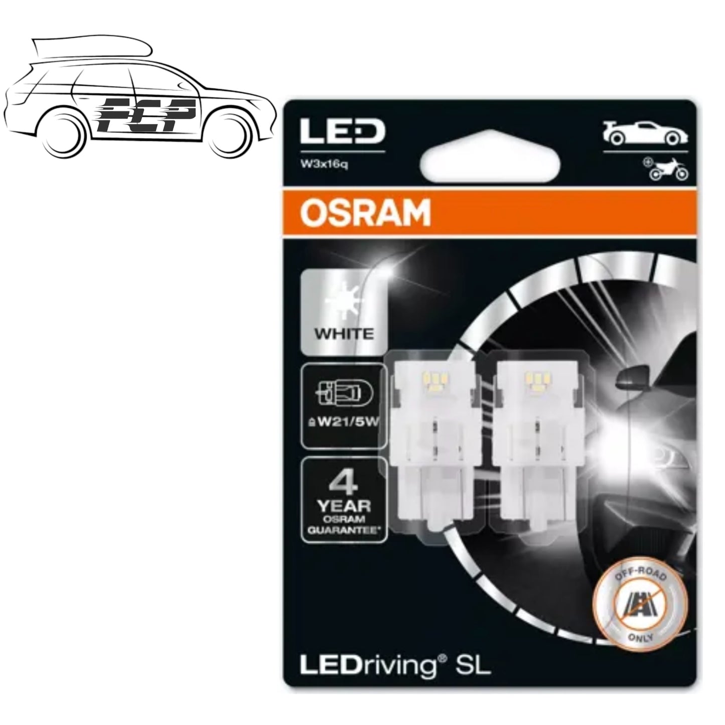 Osram LEDriving SL White 6000K W21/5W Non ECE