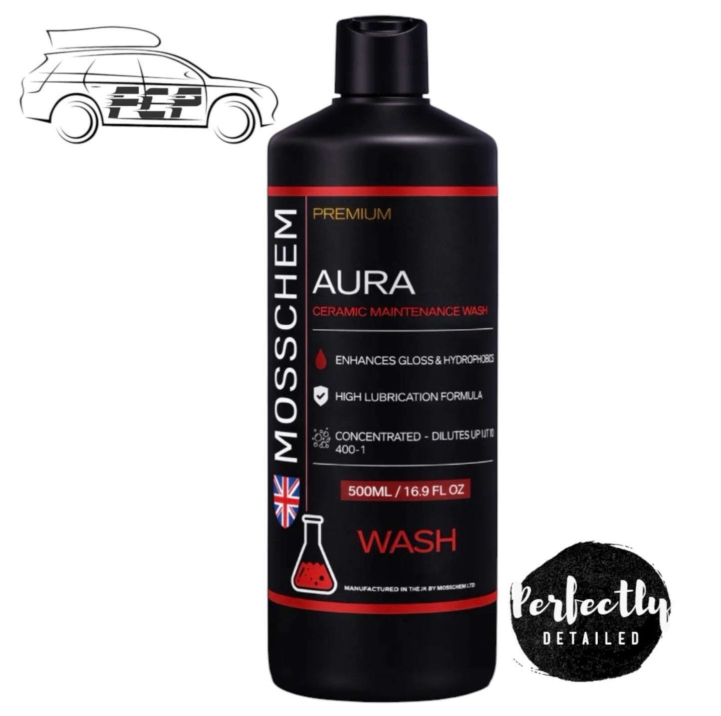 Mosschem Premium Aura Ceramic Maintenance Wash 500ml