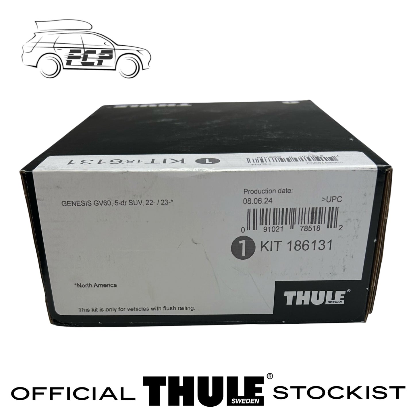 Thule Evo Flush Rail Fitting Kit 186131 Fits Genesis GV60, 5-Dr SUV 22 Onwards