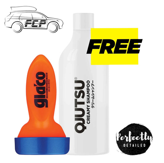 Soft 99 Glaco QAD 120ml with FREE Qjutsu Creamy Shampoo 750ml