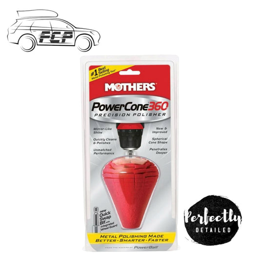 Mothers Powercone 360 Metal Polishing Cone Drill Attachment