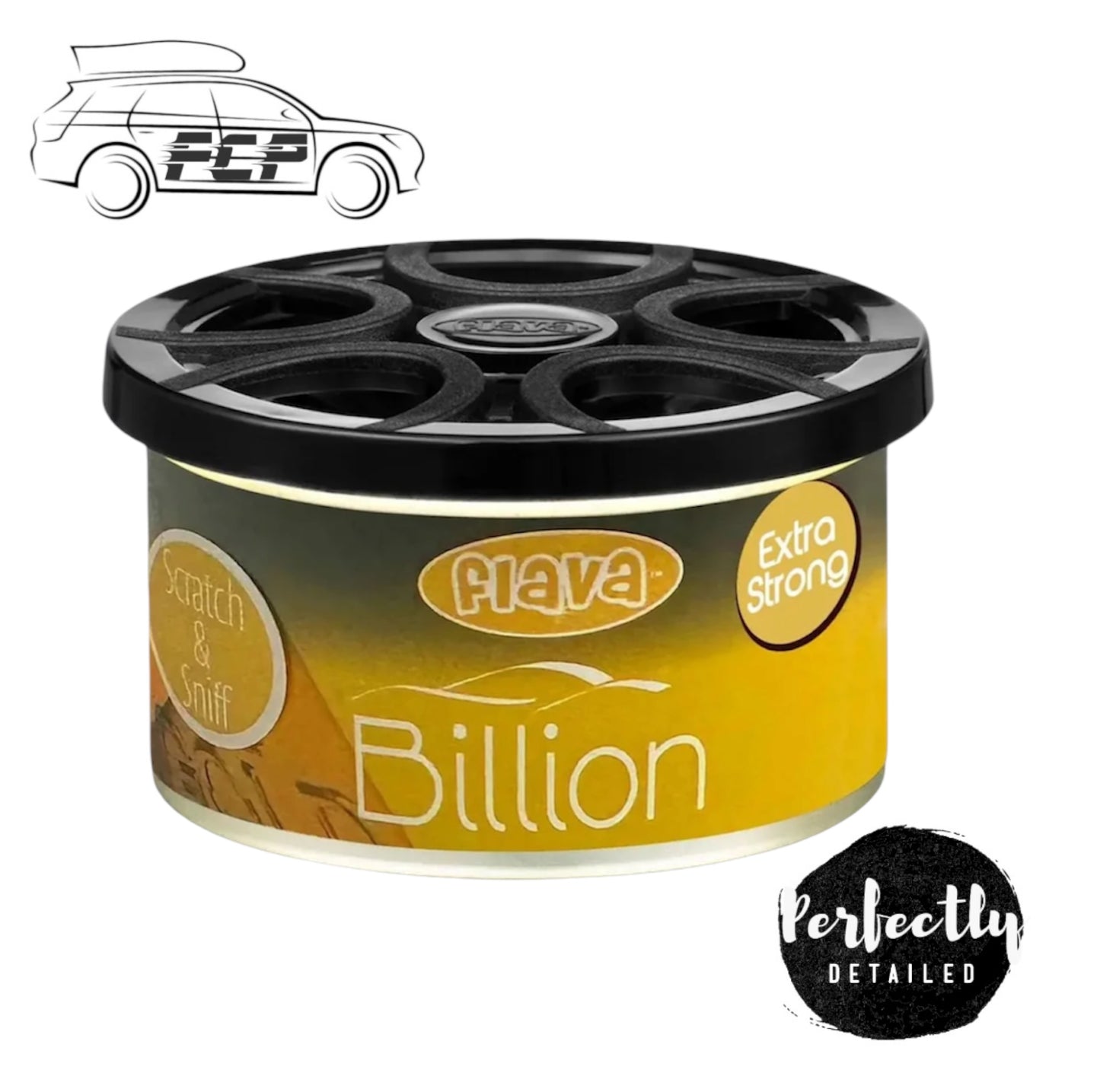 Flava Couture Scent Tin - BILLION - Car Air Freshener