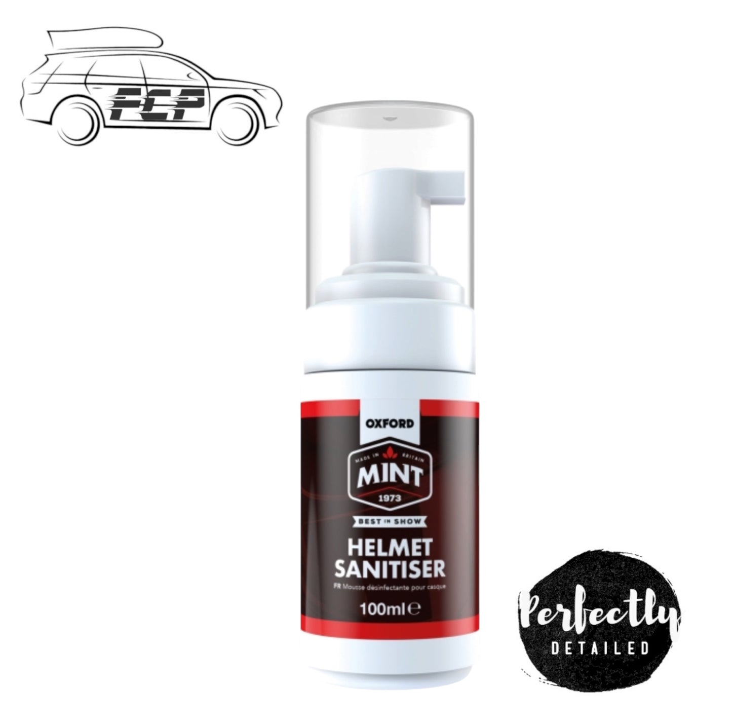 Oxford Mint Helemet Sanitiser Foam 100ml