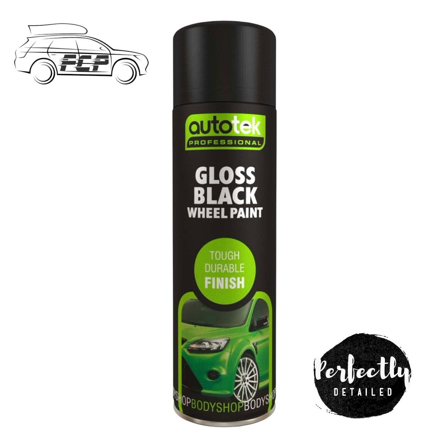 Autotek Black Gloss Wheel Paint