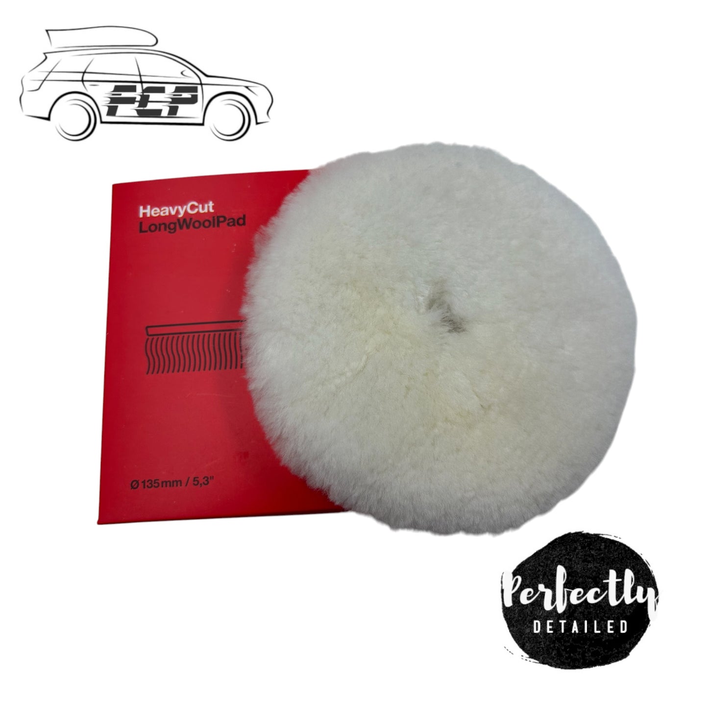 Koch Chemie 5" Heavy Cut Lambswool Pad