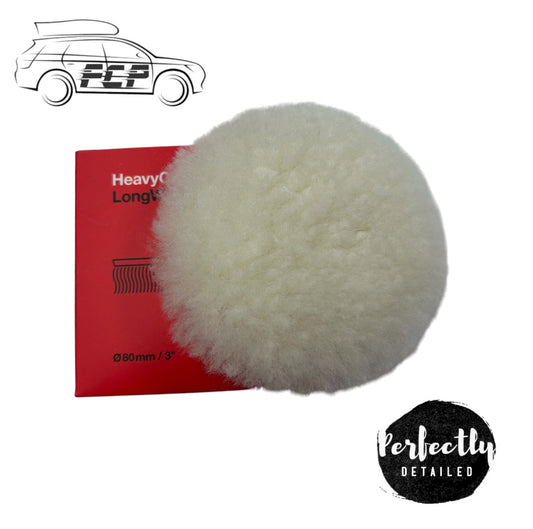 Koch Chemie 3" Heavy Cut Lambswool Pad