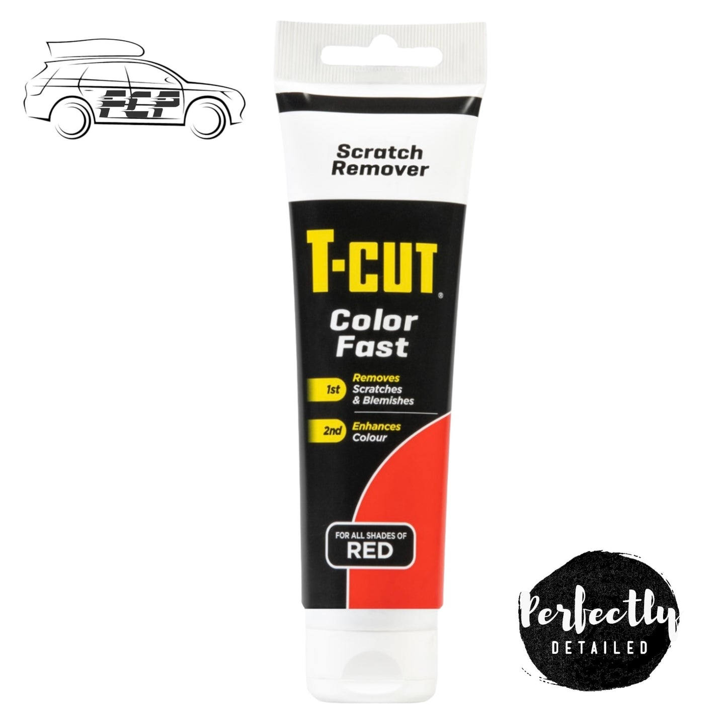 CarPlan T-Cut Color Fast Scratch Remover RED