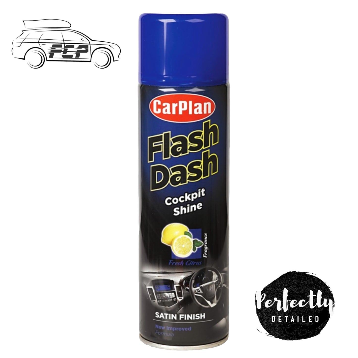 CarPlan Flash Dash Cockpit Shine FRESH CITRUS