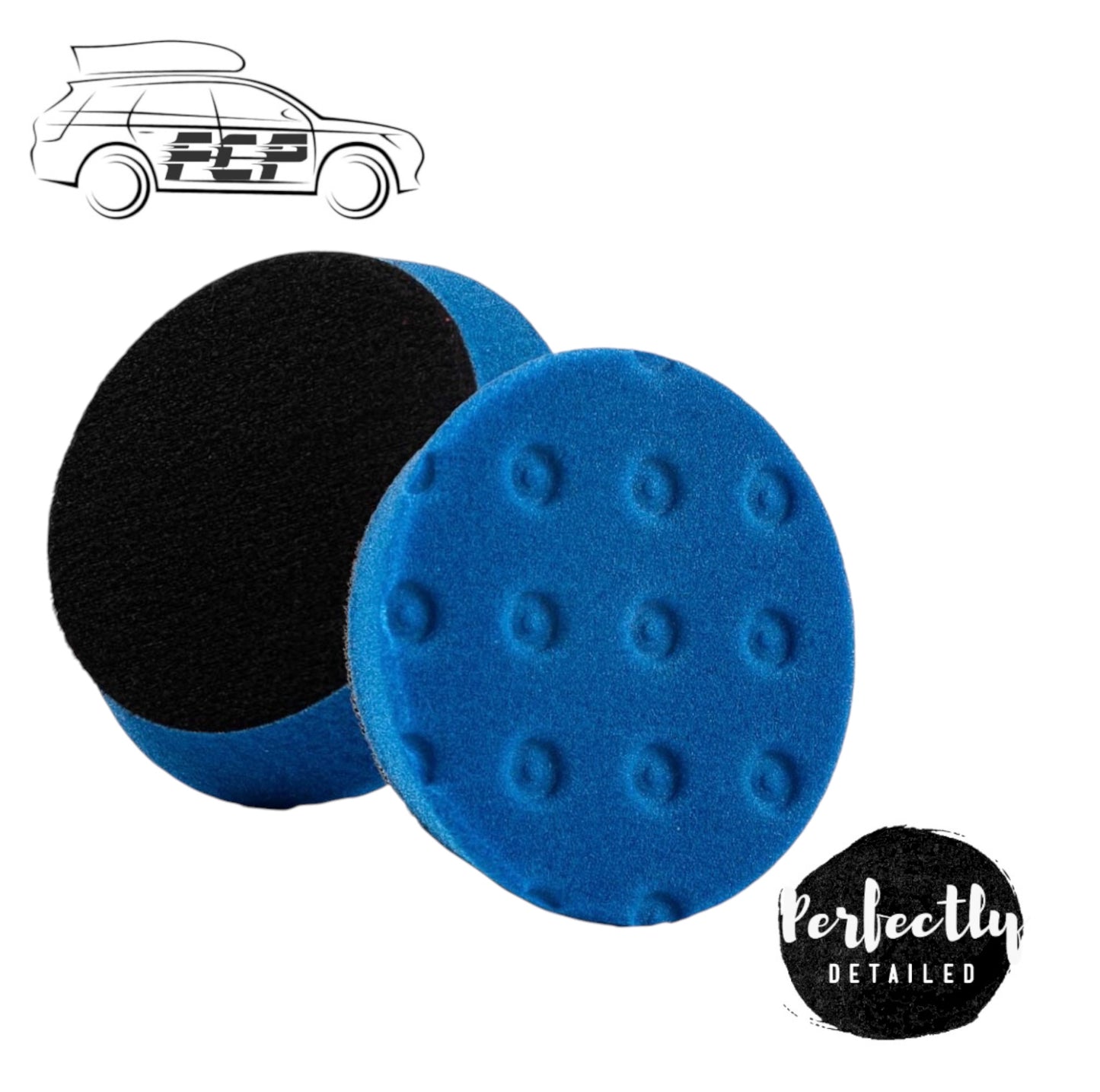 Lake Country SDO-CCS Pads 3.5" Blue Heavy Polishing TWIN PACK