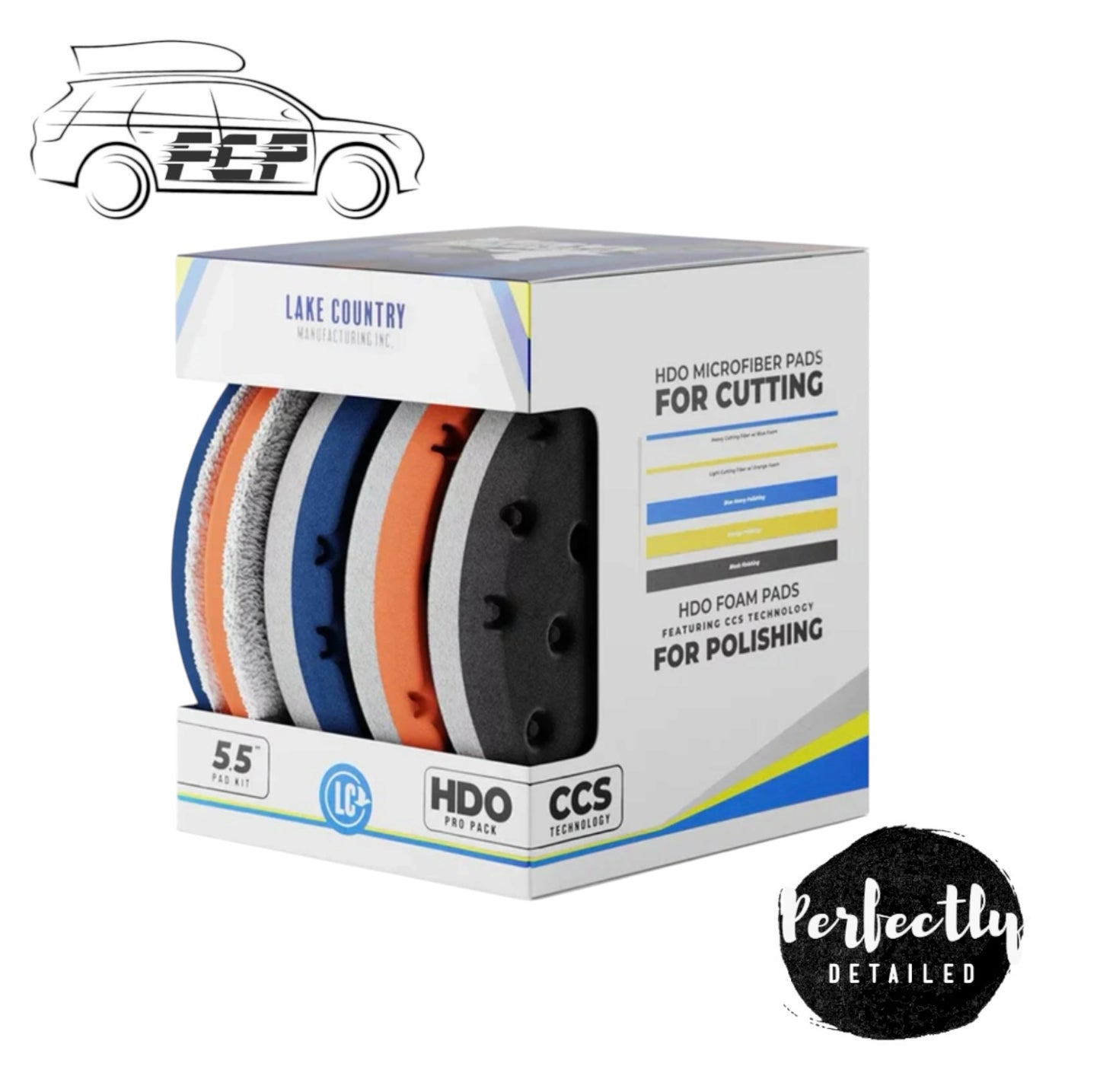 Lake Country HDO Pro Pack 5.5" Pad Kit