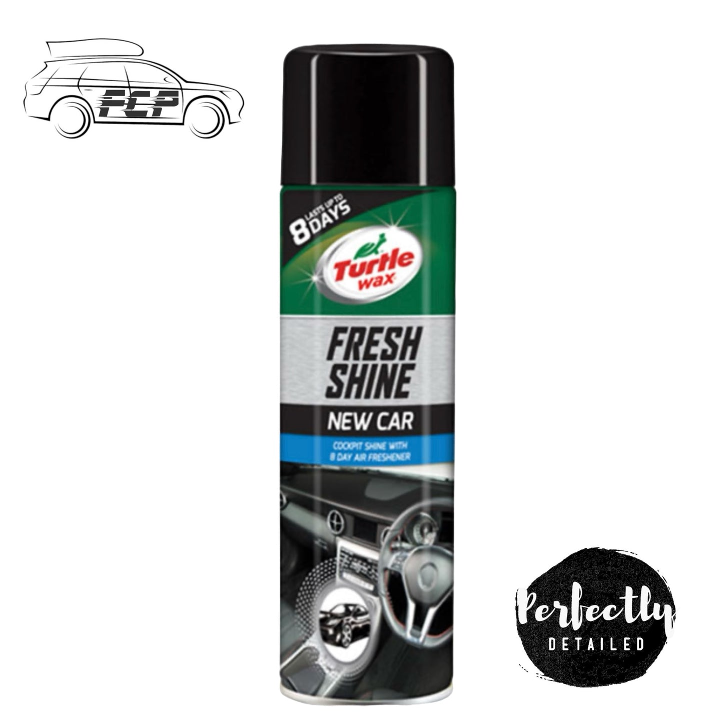 Turtle Wax Fresh Shine Cockpit Shine New Car Scent 500ml