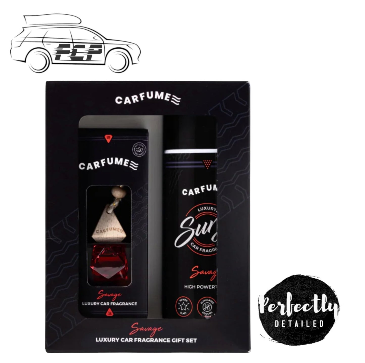 Carfume Savage Air Freshener Gift set