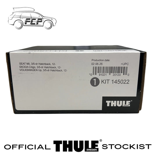 Thule Evo Flush Rail Fitting Kit 145022 Fits Seat Mii, Skoda Citigo, VW Up 12 On