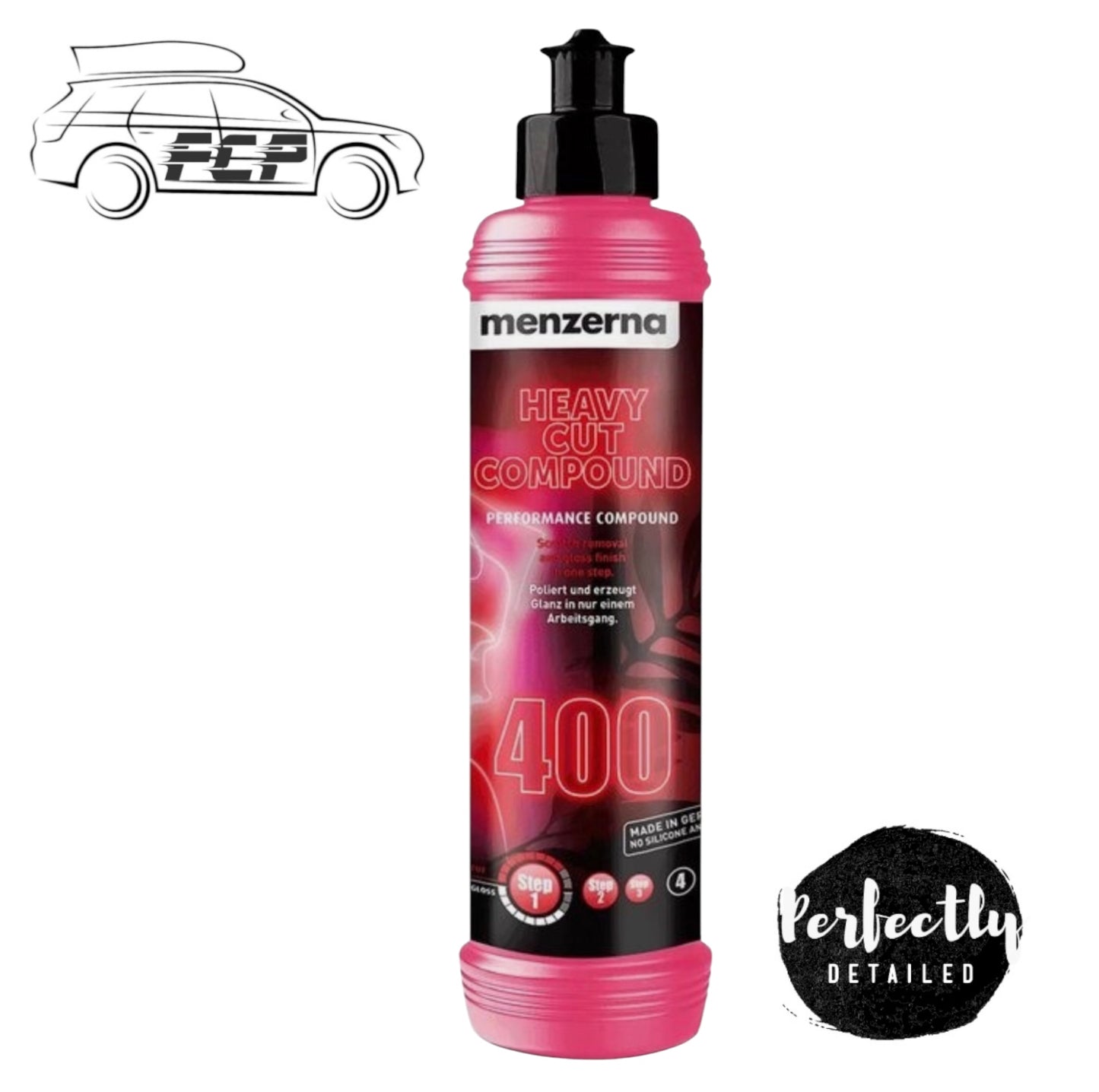 Menzerna Pink Line 400 Heavy Cut Compound 250ml