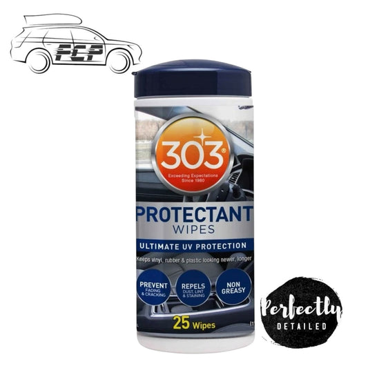 303 Aerospace Vehicle Protectant Vinyl Rubber & Plastic Wipes 25 Wipes