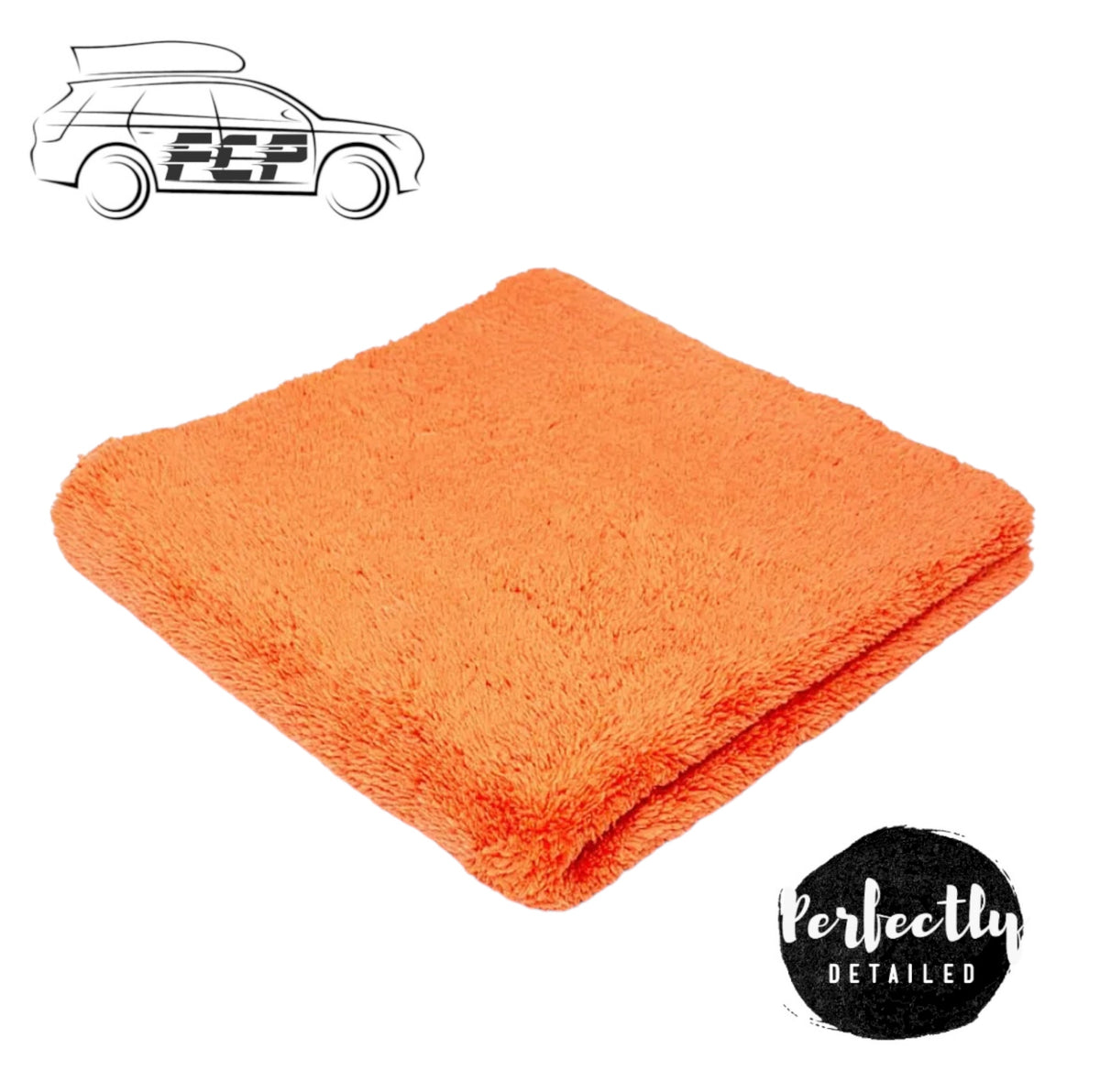 Mammoth Microfibre Orange Canary Extra Soft Buffing Towel