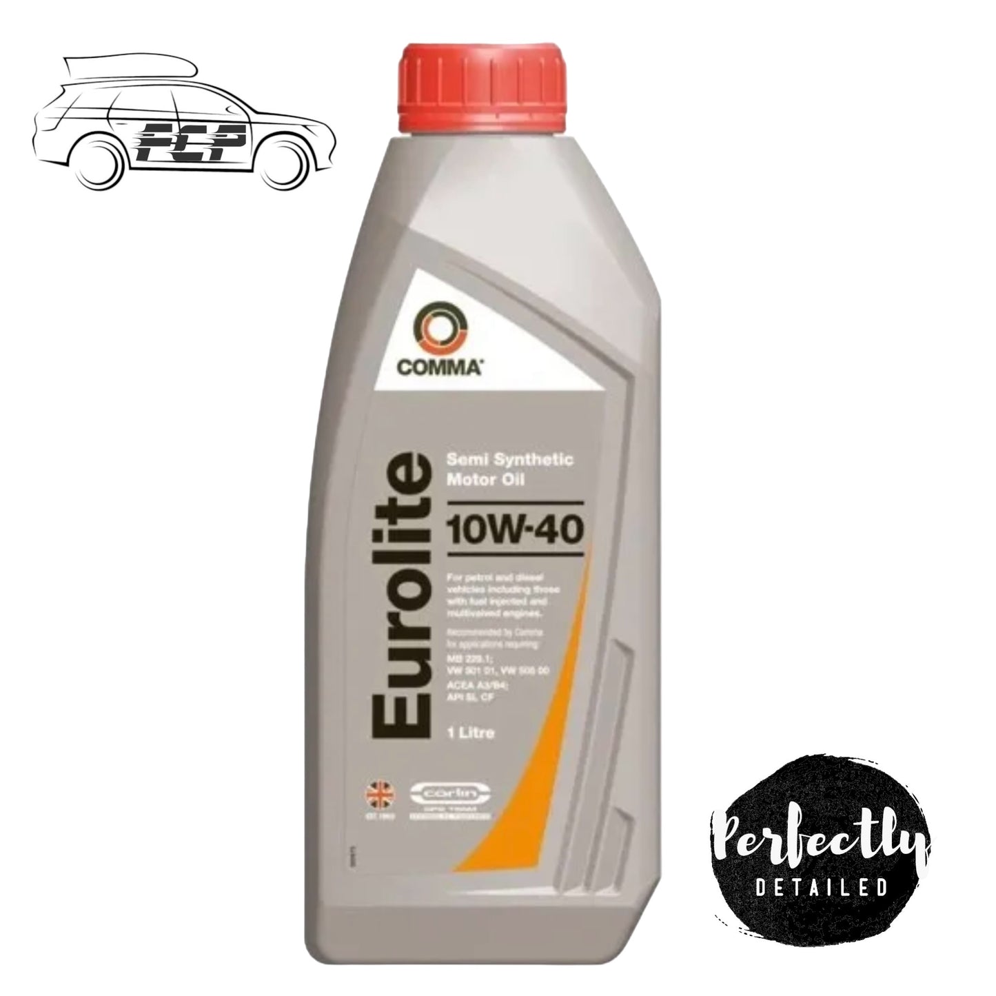 Comma Eurolite Semi Synthetic 10W40 Motor Oil 1L