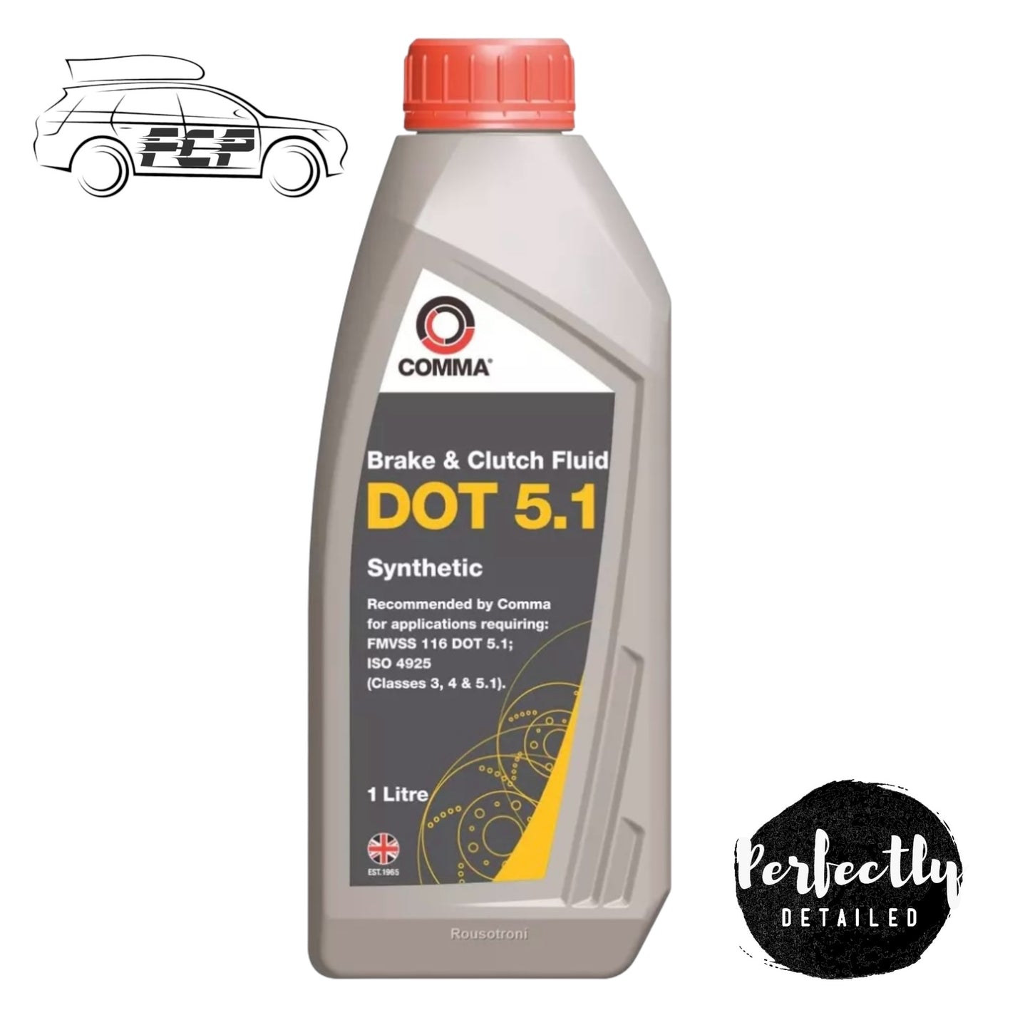 Comma DOT 5.1 Synthetic Brake & Clutch Fluid 1L