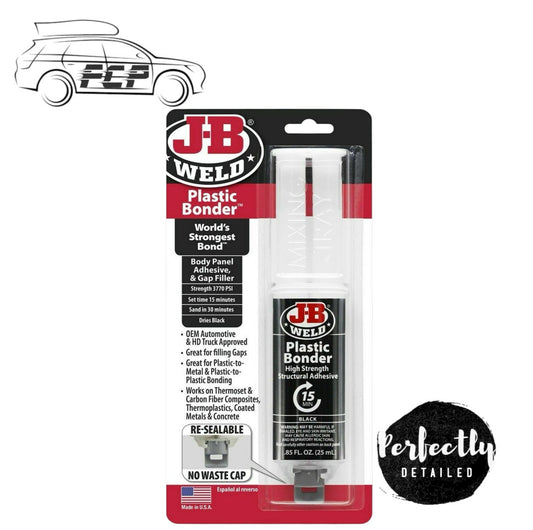 J-B Weld Plastic Bonder High Strength Black Structural Adhesive Gap filler Reseal