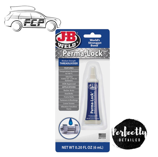 J-B Weld Perma lock Blue Medium Strength Threadlocker 6ml