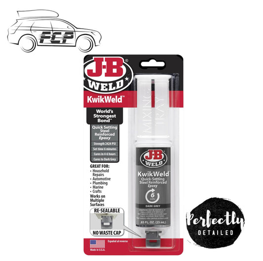 J-B Weld KwikWeld Quick Setting Steel Reinforced Epoxy Adhesive Strong Glue 25ml