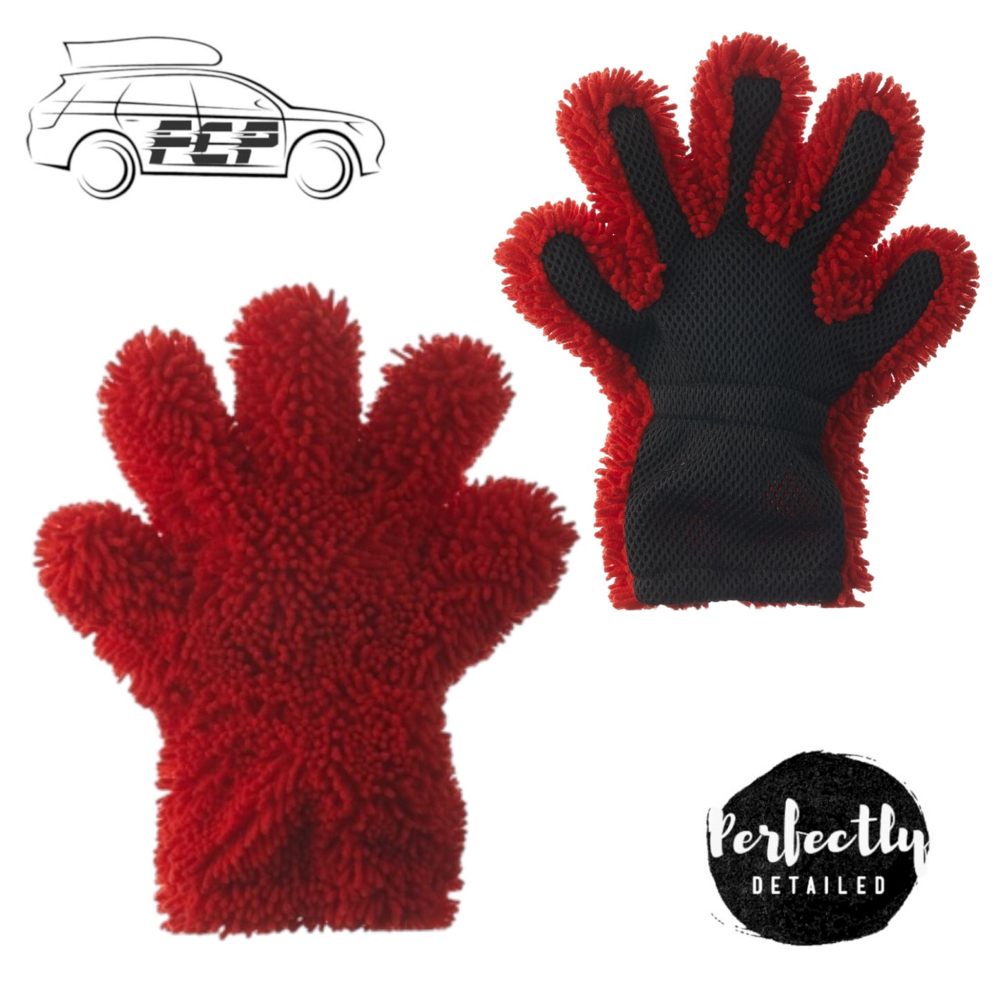 CarPlan Demon 2 in 1 Noodle Wash Mitt