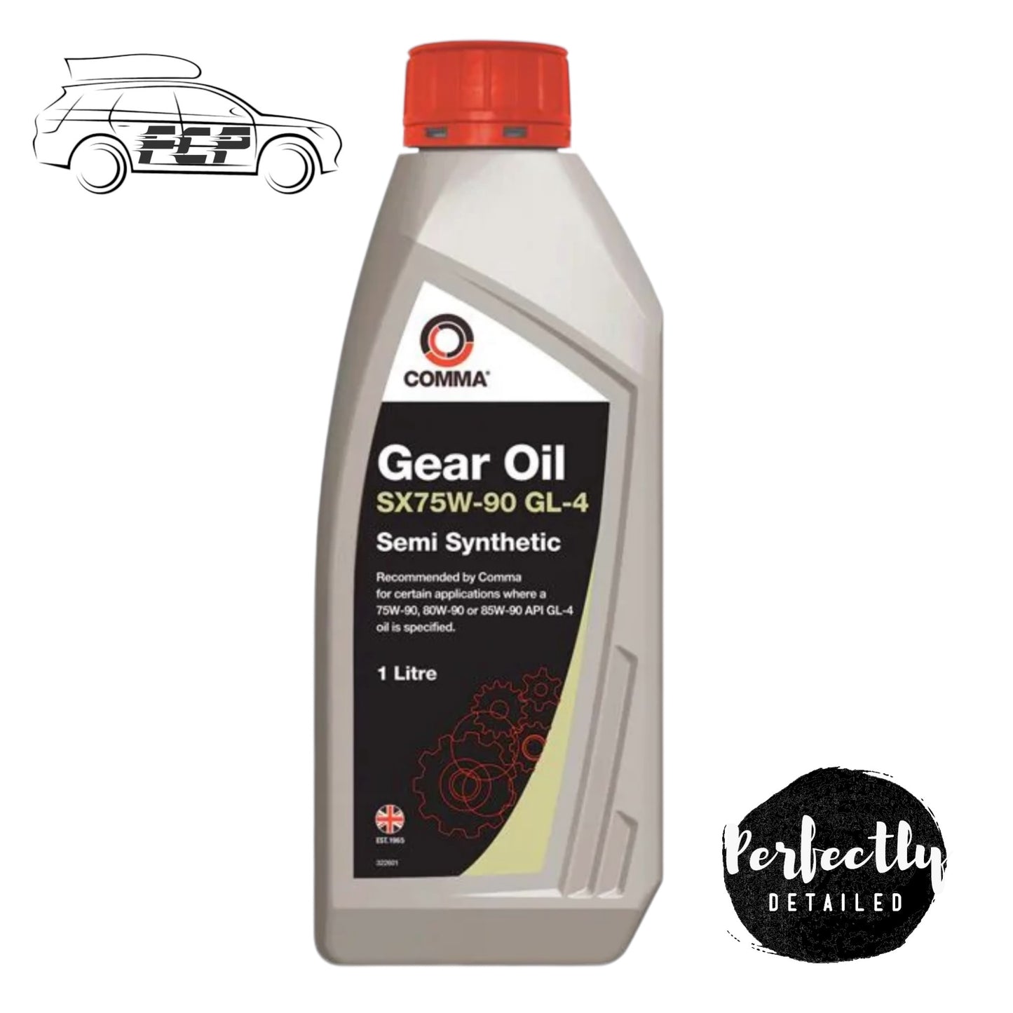 Comma SX75W-90 GL-4 Semi Synthetic Gear Oil 1L