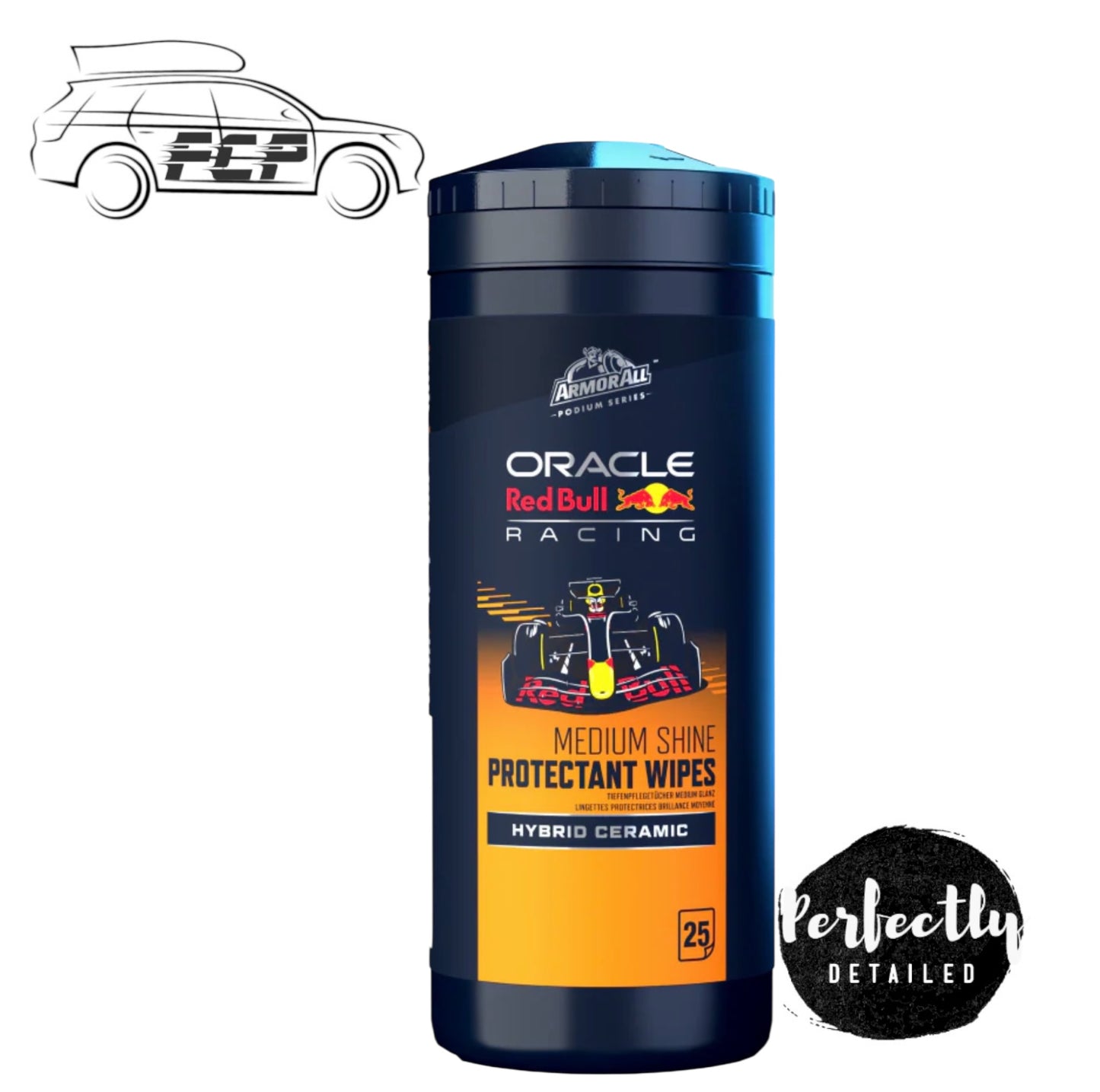 Armor All Podium Series Hybrid Ceramic Protectant Wipes 25ct Tub