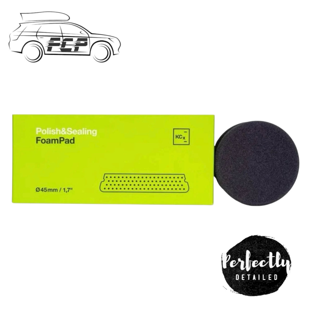 Koch Chemie Polish & Sealing Green Foam Pad 45mm 5pk