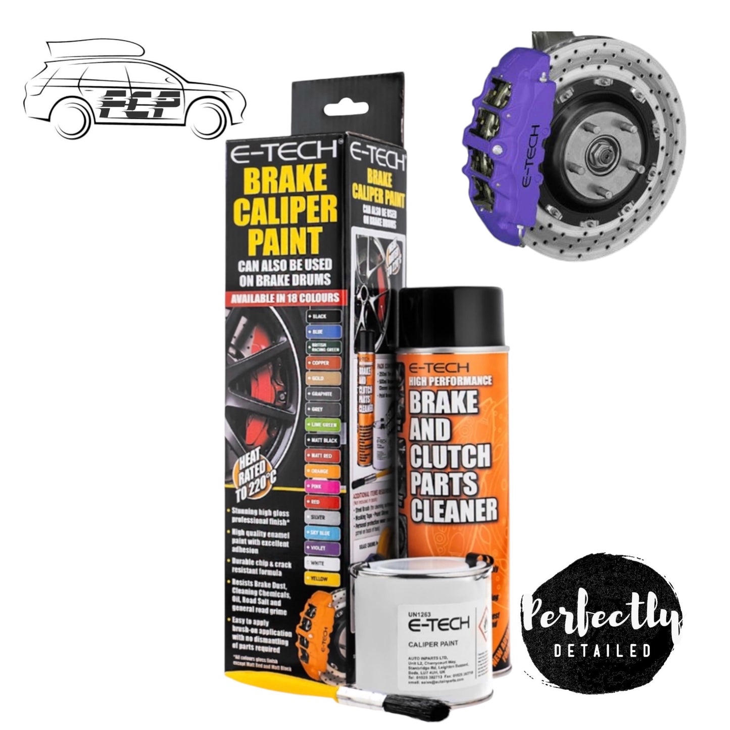 E-Tech Brake Caliper Paint Kit VIOLET