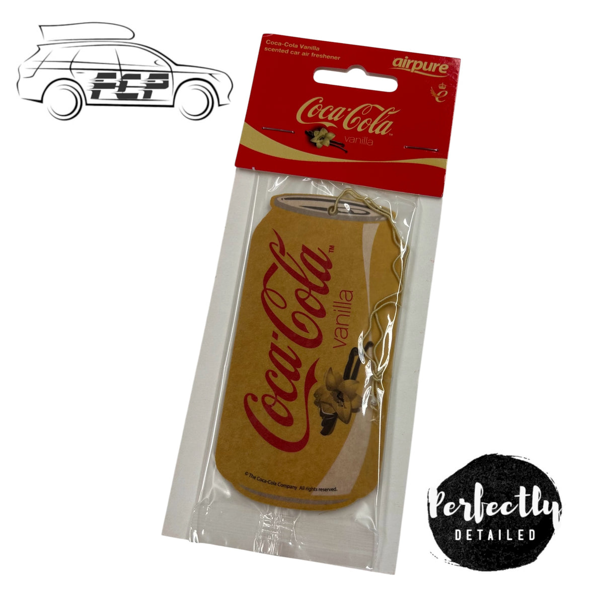 Coca-Cola Vanilla Paper 2D Air Freshener