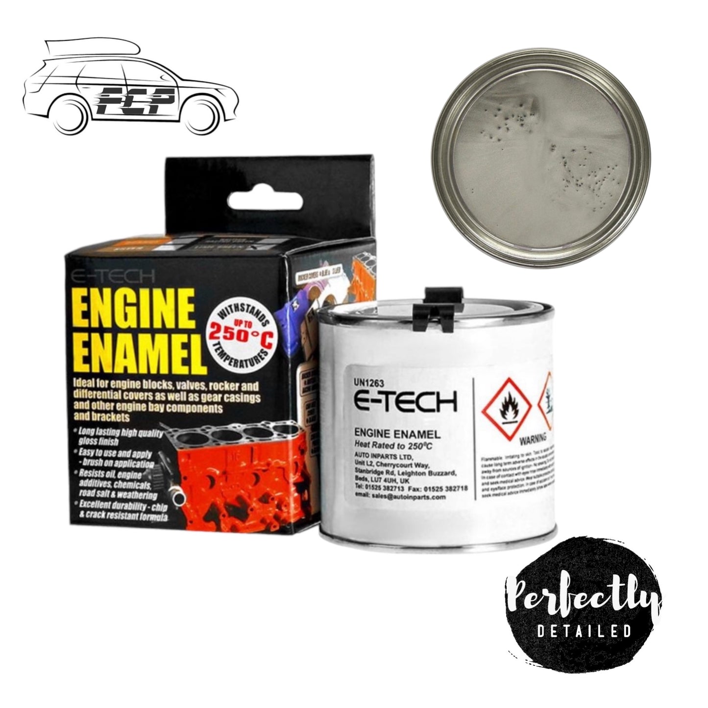 E-Tech Engine Enamel Silver 250ml