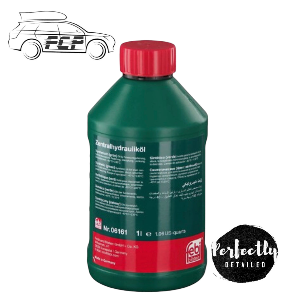 Febi Bilstein 06161 Hydraulic Fluid for hydraulic central, power steering 1L