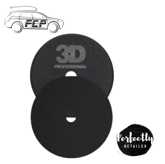 3D Car Care 5.5" Black Polishing Finishing Foam Pad