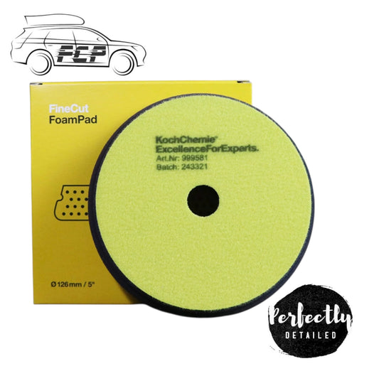 Koch Chemie Yellow Foam Fine Cut Pad 5" 126mm