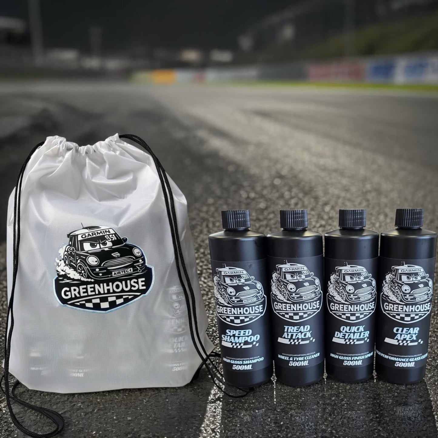 Anthony Greenhouse Ltd Edition Detailing Car Care Kit 4pc With FREE Drawstring Bag