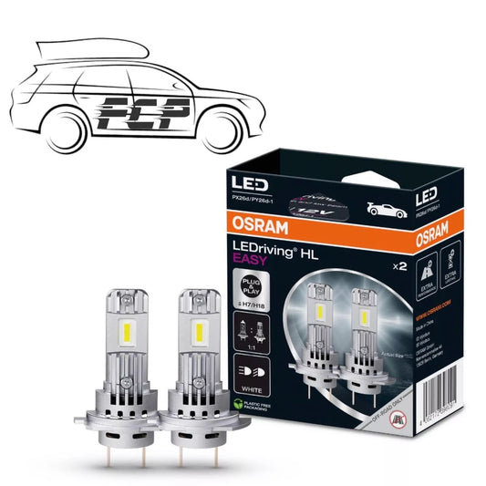 Osram LEDriving HL Easy 12v H7/H18 PX26d/PY26d-1 LED Headlight Headlamp Bulbs